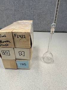 lot 45 image: 6 - 50ml Volumetric Flasks