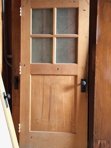 lot 14 image: Lot of Vintage Door (545376) Two Wooden Doors See Description