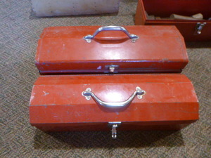 lot 69 image: 2 Metal Toolboxes