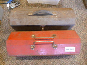 lot 71 image: 2 Metal Toolboxes