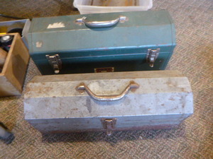 lot 72 image: 2 Metal Toolboxes