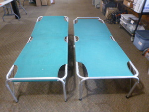 lot 95 image: 2 Camping  Cots