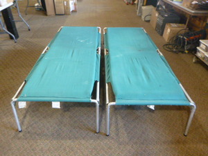 lot 96 image: 2 Camping  Cots