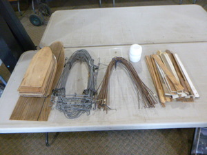 lot 122 image: Animal Hide Stretching Items
