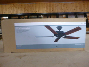 lot 134 image: Home Depot 52 Farmington Ceiling Fan