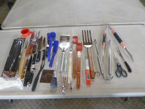 lot 135 image: Outdoor Grilling Utensils