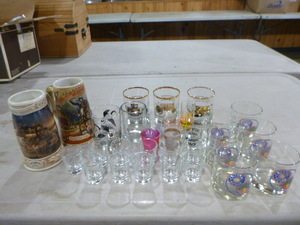 lot 139 image: Assorted Beer Glasses and Steins