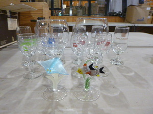 lot 140 image: Wine Glasses and Pilsner Glasses