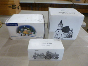 lot 146 image: 3 The Original Snow  Village Pieces