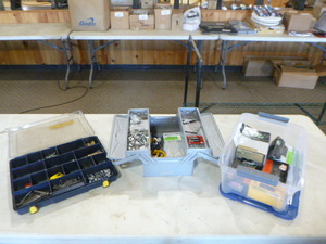 lot 177 image: 3 Toolbox Containers with Contents