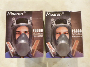 lot 179 image: 2 Moaron P6000 Full Face Mask Respirators