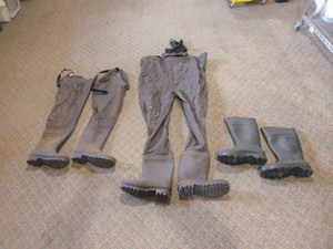 lot 201 image: Waders and Boots