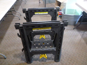 lot 211 image: 2 Performax Heavy Duty Folding Sawhorses