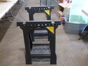 lot 212 image: 2 Stanley Junior Folding Sawhorses
