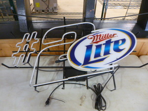 lot 237 image: Miller Lite Neon Sign