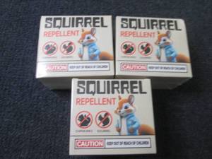 lot 6 image: 3 Squirrel Repellent...