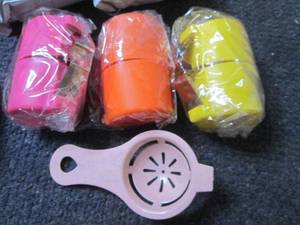 lot 7 image: 3 Sets-4 pc Egg Shell Opener Sets R...