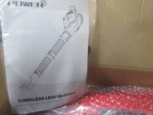lot 15 image: Cordless Leaf Blower NIB...