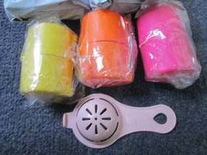 lot 17 image: 3 Sets-4 pc Egg Shell Opener Sets R...