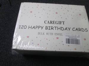 lot 20 image: 120 Bulk Watercolor Birthday Cards ...