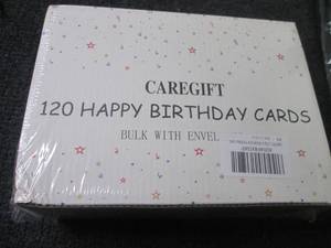 lot 21 image: 120 Bulk Watercolor Birthday Cards ...