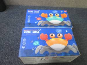 lot 92 image: 2- Electric Induction Cute Crabs...