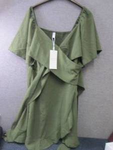 lot 98 image: Ladies 2XL Olive Dress...