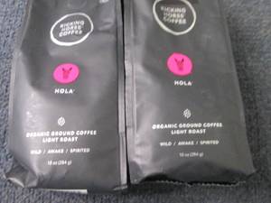 lot 101 image: 2- 10 oz Kicking Horse Light Roast ...