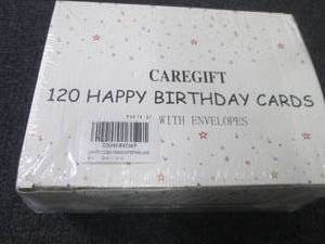 lot 129 image: 120 Bulk Watercolor Birthday Cards ...