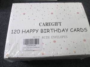lot 130 image: 120 Bulk Watercolor Birthday Cards ...