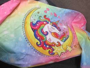lot 154 image: Unicorn Body Pillow Cover...