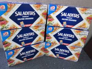 lot 252 image: 6 Boxes of 42pks Saladitas Saltine ...