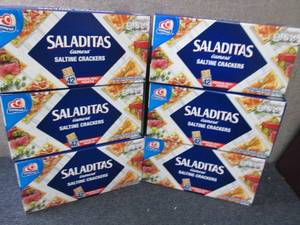 lot 253 image: 6 Boxes of 42pks Saladitas Saltine ...