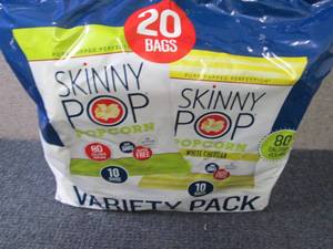 lot 264 image: 20 Bags Skinny Pop Popcorn...