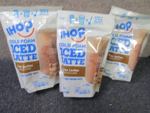lot 274 image: 3- 6pks Ihop Cold Foam Iced Latte T...