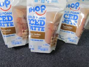 lot 283 image: 3- 6pks Ihop Cold Foam Iced Latte T...