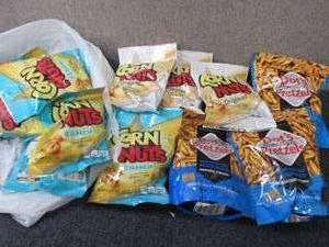 lot 337 image: 12 Corn Kernels & Seasoned Pretzels...