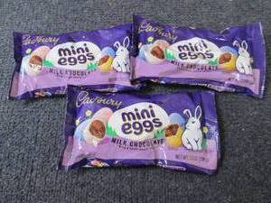 lot 368 image: 3- 7.3 oz Cadbury Mini Eggs...