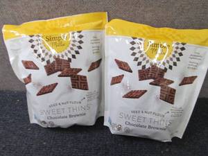 lot 376 image: 2- 14 oz Simple Mills Sweet Thins C...