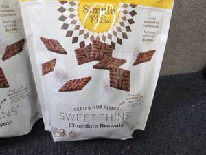 lot 381 image: 2- 14 oz Simple Mills Sweet Thins C...