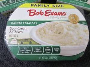 lot 401 image: CC 3-32 oz FROZEN Bob Evans Sour Cr...