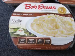lot 403 image: BB 3-24 oz FROZEN Bob Evans Garlic ...