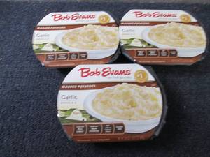 lot 404 image: BB 3-24 oz FROZEN Bob Evans Garlic ...