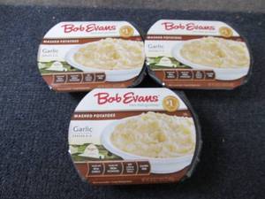 lot 406 image: BB 3-24 oz FROZEN Bob Evans Garlic ...