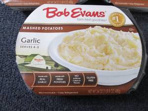 lot 407 image: BB 3-24 oz FROZEN Bob Evans Garlic ...