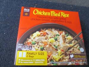 lot 416 image: BB 48 oz FROZEN Chicken Fried Rice...