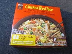 lot 420 image: BB 48 oz FROZEN Chicken Fried Rice...