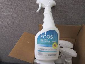 lot 434 image: 6- 24 oz Ecos One Step Disinfectant...