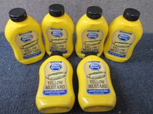 lot 462 image: 6- 20 oz Silver Springs Yellow Must...