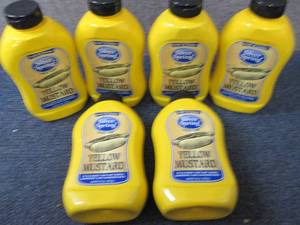 lot 463 image: 6- 20 oz Silver Springs Yellow Must...